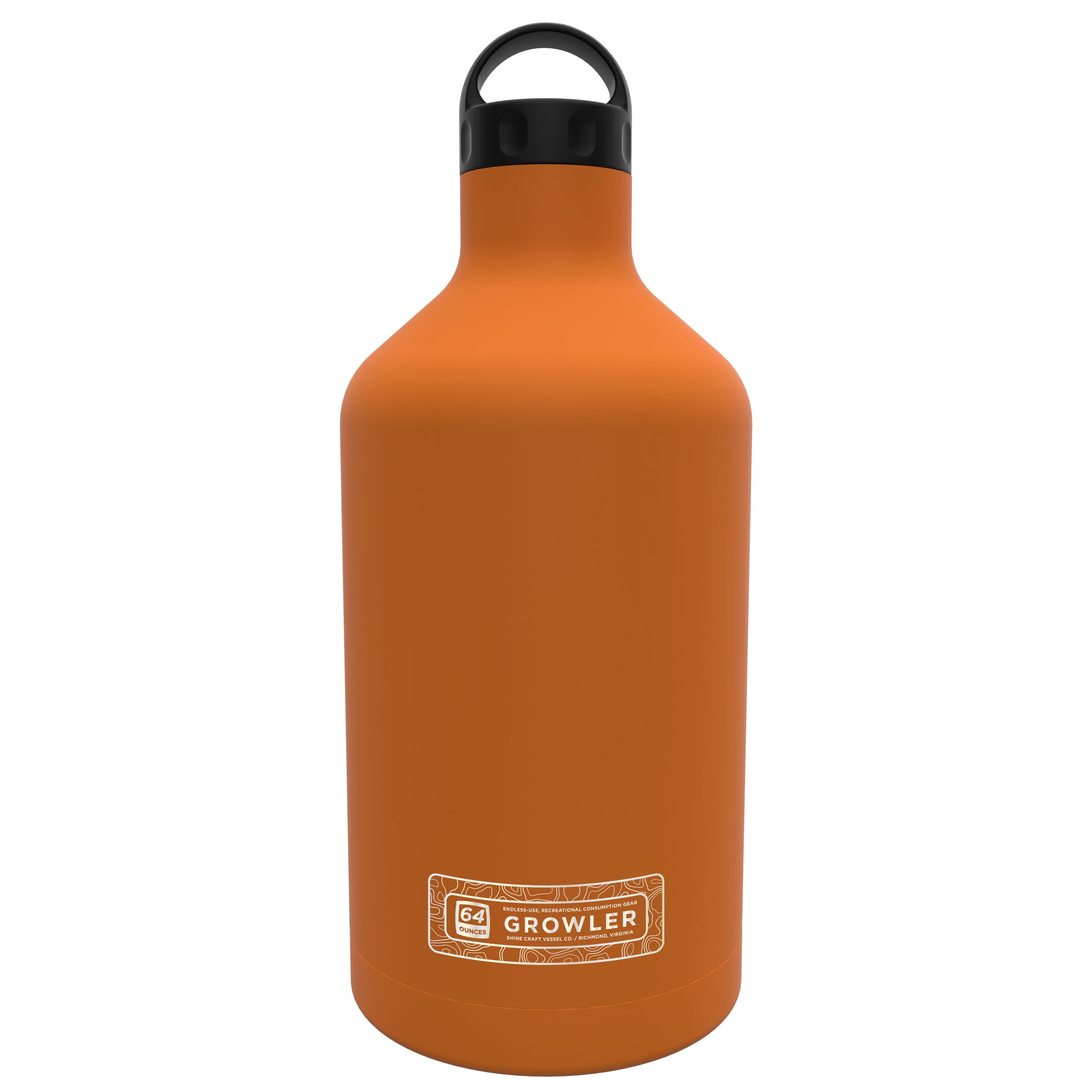 【One owner】VINTAGE GERBGR A475 64 oz. Black Double Wall Keg Growler - #MK-64-07M